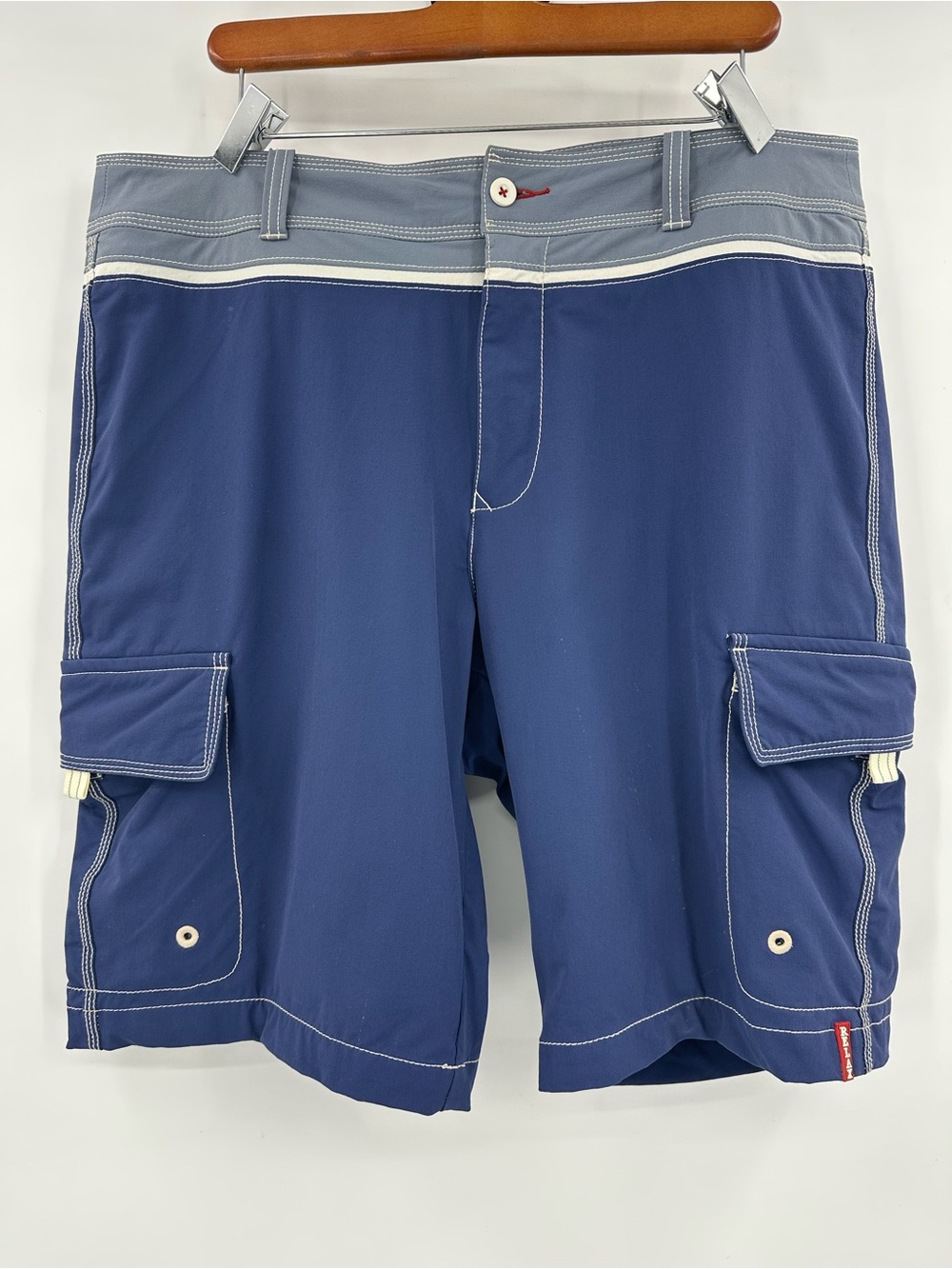 Tommy Bahama Relax Navy Blue Cargo Swim Trunks